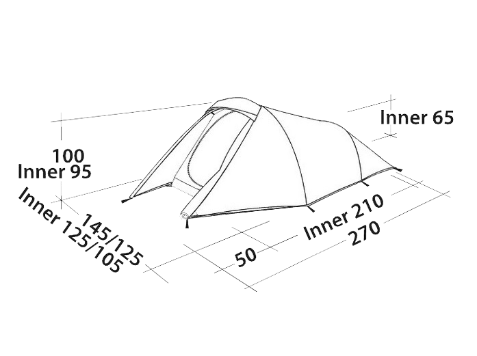 Намет двомісний Easy Camp Energy 200 Rustic Green (120388) 928953 фото