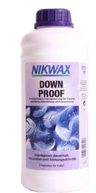 Nikwax Down proof 1L (водоотталкивающая пропитка на водной основе для пуховых изделий)