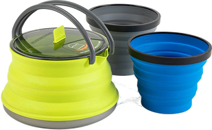 Набір посуду Sea to summit X-Set 11 (1.3L Kettle + 2 X-Mugs) STS AXSET11LI фото