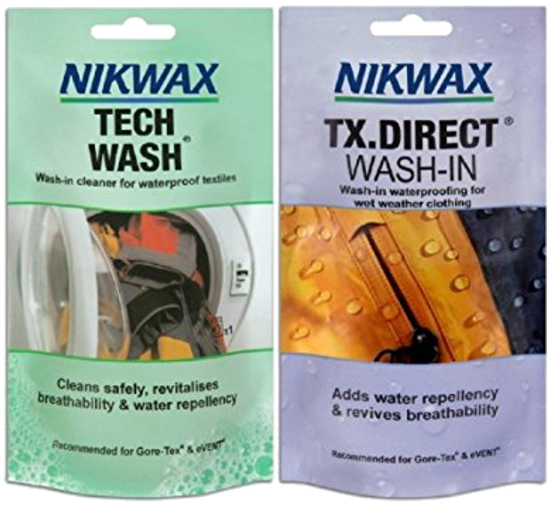Набор Nikwax Twin Pack (Tech Wash 150 мл + TX Direct 100 мл) для водонепроницаемой одежды