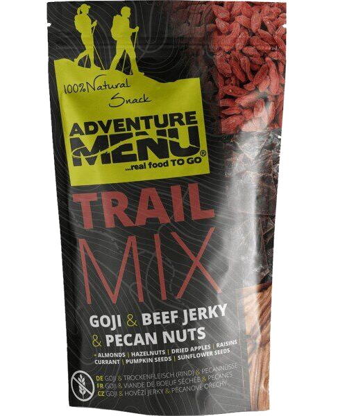 Суміш з в'яленої яловичини з горіхами та ягодами Adventure Menu Trail Mix - Beef/Goji/Pecan 50g