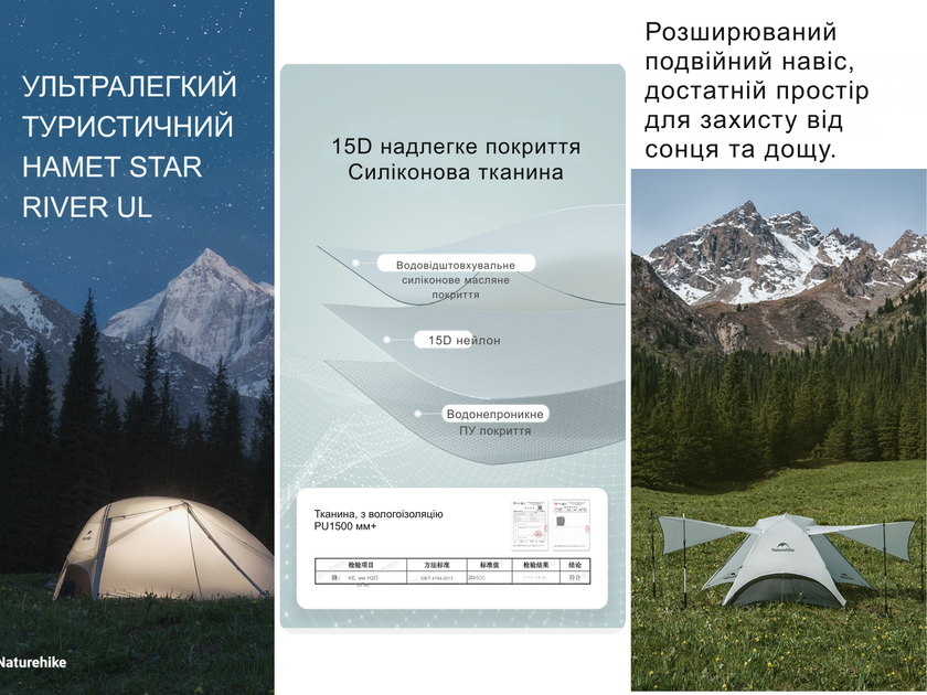 Намет Naturehike Star River UL 6975641883074 фото