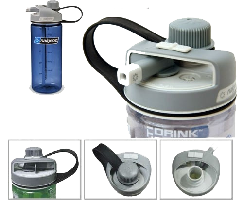 650ml MultiDrink, Blue w/Gray Cap пляшка (Nalgene) 1790-2020 фото