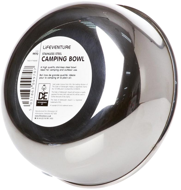 Тарілка Lifeventure SS Camping Bowl 9970 фото