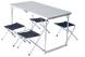 Стіл складаний Pinguin Furniture Set table + 4 стільця (набір меблів) PNG 621.Petrol фото 1
