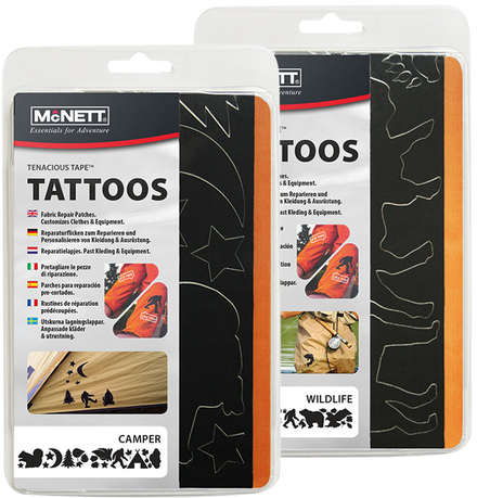 Фигурные заплатки McNett Tenacious Tape Tattoos