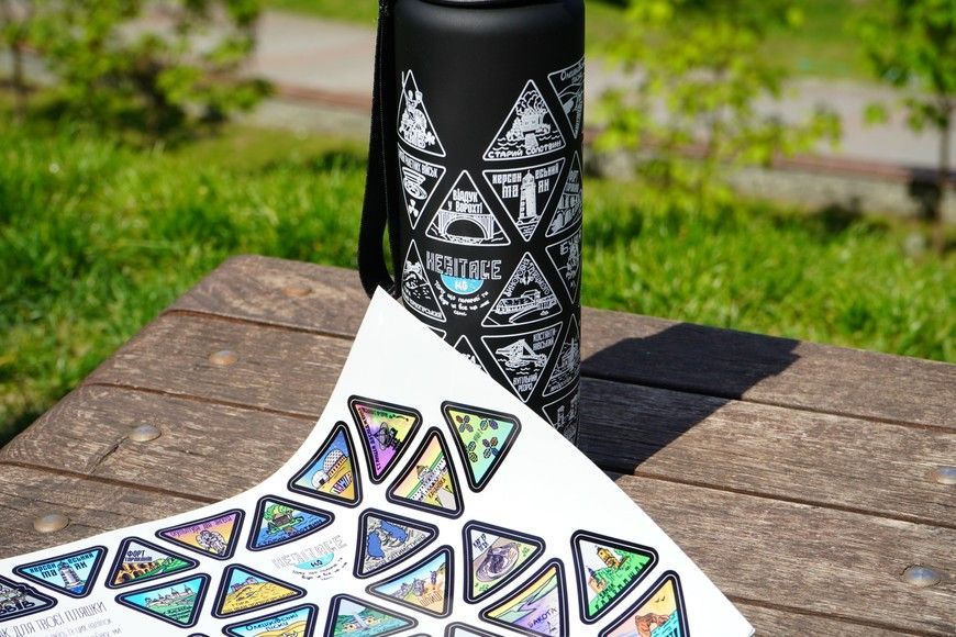 Туристична травел - пляшка для води Heritage H2O Heritage_tritan_black фото