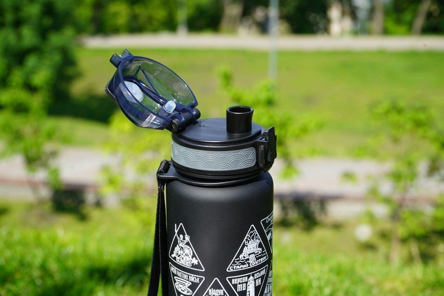 Туристична травел - пляшка для води Heritage H2O Heritage_tritan_black фото