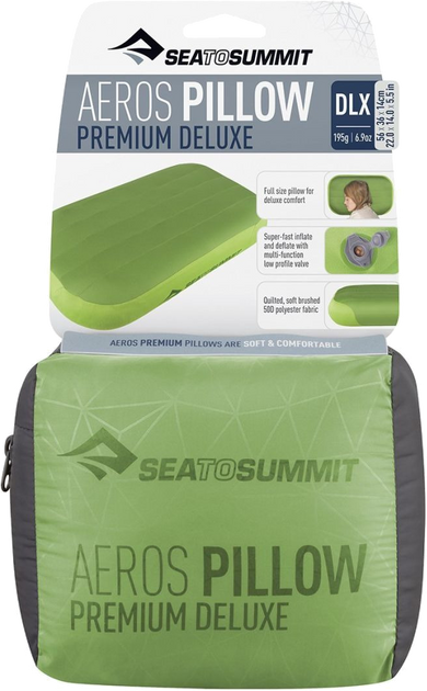 Подушка Sea to Summit Aeros Premium Pillow Deluxe STS APILPREMDLXBL фото