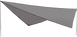 Тент High Peak Tarp 1 3 x 3 m Grey (10031), grey
