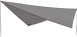 Тент High Peak Tarp 1 3 x 3 m Grey (10031) 926808 фото 1