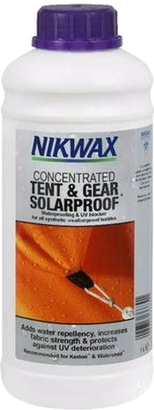 Nikwax Tent & Gear Solarproof Concentrated 1L (Водоотталкивающая пропитка для тканей)