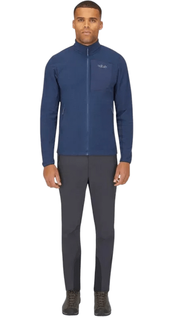 Чоловіча флісова кофта Rab Tecton Jacket RB QFG-03-DIK-MED фото