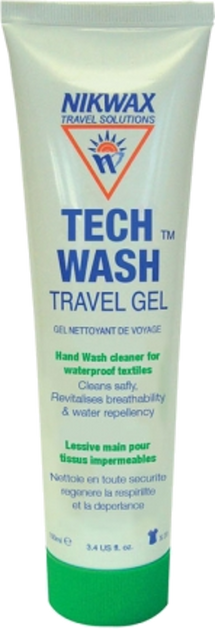 Средство для стирки в походных условиях Nikwax Tech wash gel tube 100ml (средство для стирки одежды)