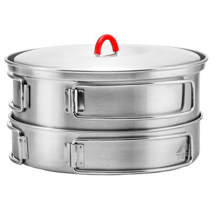 Набір посуду з нержавіючої сталі Terra Incognita Family Set L 4823081506645 фото