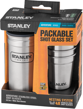 Набір посуду Stanley Adventure Combo: чотири чашки і футляр