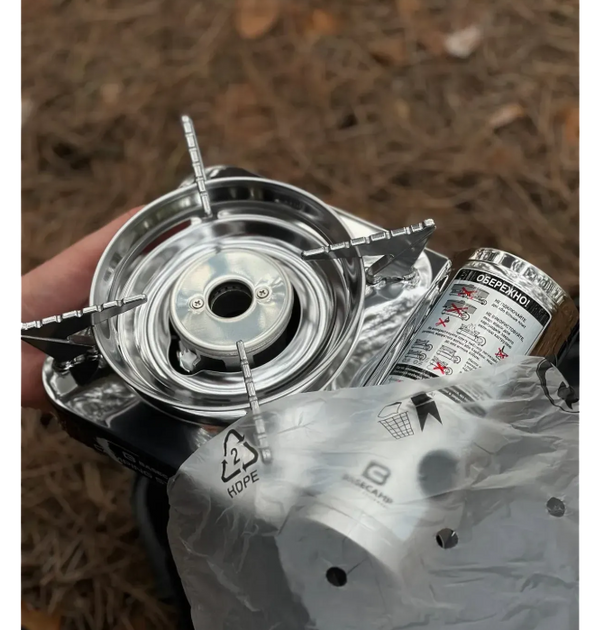 Портативна газова плитка Base Camp Camping Stove Mini BCP 51200 фото