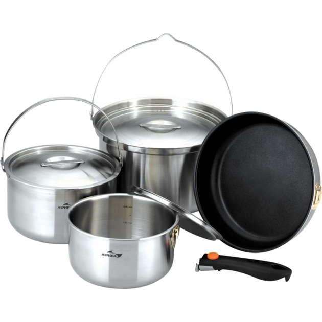 Набір посуду Kovea All-3PLY Stainles Cookware(7~8) KKW-CW1105 8806372095796 фото