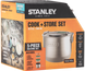 Набір посуду Stanley Adventure 0,95 л (каструля і контейнери для зберігання), стальной