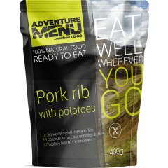 Свиные ребрышки с отварным картофелем Adventure Menu Pork rib with potatoes