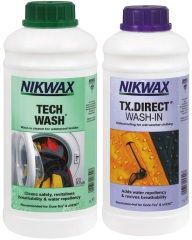 Набір Nikwax Twin Pack (Tech Wash 1 л + TX Direct 1 л) для водонепроникного одягу