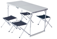 Стіл складаний Pinguin Furniture Set table + 4 стільця (набір меблів)